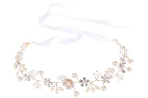 Zeayebsr Silver Diadema de Flores Corona Flores Guirnaldas Corona Novia Tiara Flores Pelo Banda Pelo Guirnalda Flores Tocado Boda