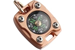 ‎MECARMY MecArmy CMP2-T Kompass EDC Hohe Empfindlichkeit, Design inspiriert von mechanischen Instrumenten mit exquisiter Gravur, Fluoreszenz
