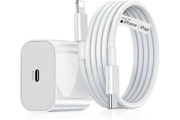 AILKIN 20W Fast Charger Adapter with USB C to Lightning Cable (MFi-Certified,6 Months Warranty*) Compatible with iPhone 14/14Plus/14Pro/14Pro max 13/13Pro/13Pro max 12/12Pro/12/11/X/Xr Series & More