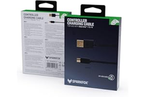 DRAGON SLAY 4m Premium Extra Long Braided Cable for Playstation 4/Xbox One Controllers, Data and Charge Micro USB Lead, Works with Smartphones/Tablets (Xbox One Box)