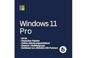 GENERISCH Lizenz für Microsoft Windows 11 Professional / Win 11 Pro | Online Aktivierungsschlüssel / Online Key | Deutsch/Multilanguage