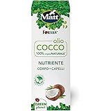 Matt Forsan, Olio di Cocco, Olio di Cocco Nutriente Adatto per Corpo e Capelli, Olio di Cocco Utile per la Pelle Secca, Ingre