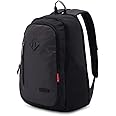Harissons Bags Highway 34L Polyester Casual Backpack for Men and Women, Office Backpack (Black Dark Grey)