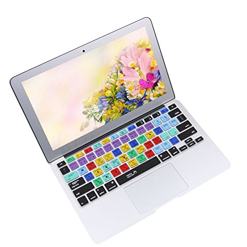Balai Adobe Photoshop Quick Keyboard Funktionelle Silikonabdeckung Tastenkombinationen Tastaturabdeckung für Macbook Pro Air 13 15 17 Protector Aufkleber, US-Version for PS - 3