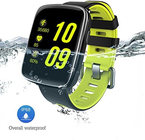 Smart Watch, Smartwatch with Heart Rate Monitor Waterproof for iPhone Android iOS Touch Screen Fitness Tracker Watch for Kids Women Men Swimming Activity Tracker Pedometer Sleep Monitor Camera &amp; Music Remote Control Stopwatch Alarm