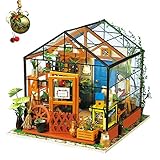 ❤Beautiful Flower House: Träumen Sie davon, ein Haus mit verschiedenen Blumen zu haben? Wenn Sie es selbst bauen, fühlen Sie, dass Sie ein wirklich schönes Blumenhaus bauen. Sie können jede Pflanze aus diesem transparenten Plastikglas sehen. Es sieht gut und schön aus, um es auf Ihrem Tisch zu zeigen, zu präsentieren oder an Fenster und Türen zu hängen, damit Ihr Zuhause schöner wird