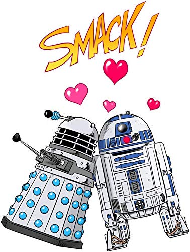 Doctor-Who-Star-Wars-Lustiges-T-Shirts-R2-D2-X-Dalek-Doctor-Who-Star-Wars-Parodie