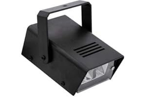 INNA-Glas Stroboskop Licht/Discoblitzer 230V / 25W, 1-10 Blitze/Sek, mit Netzteil - Stroboskop Effekt für Diskotheken/Clubs