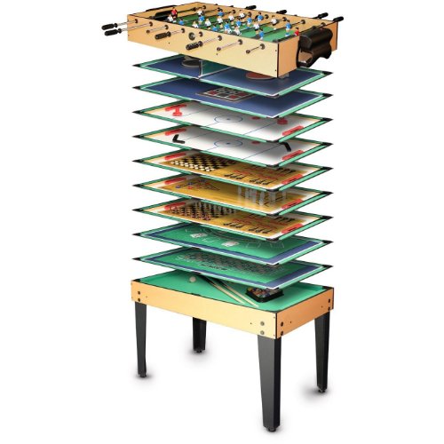 Preisvergleich Produktbild Ultrasport Multi-Spieletisch Kicker 13 in 1 inkl. Zubehör