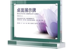 LETSHOP A3/A4/A5/A6 Soportes de Sobremesa,Base en Forma de T Acrílico Menús Soporte,Soporte de Póster para Promociones Publicitarias,Restaurantes,Hoteles,Exposiciones