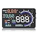 Price comparison product image KKmoon Auto Car HUD Head Up Display, 5.5 Inches Large Screen , KM/h & MPH Speeding Warning Windshield Project System OBD2