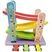 Produktbild EDtara Geschenke für Vatertag,Liebhaber,Jungen,Auto-Rennbahn Holz Kugelbahn,Ideal für Kind und Baby,Kinder DREI-Schicht-Track Small Glider Speed Holz Lernspielzeug