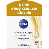 NIVEA Kırışıklık Karşıtı + Yenileyici Y&uuml;z Bakım Kremi Yaş 55+ (50 ml)