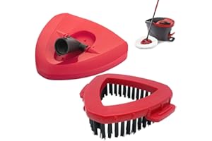 FiTspi Wymienna szczotka bazowa do mopa spinningowego Vileda / O-Cedar EasyWring obrotowa podstawa mopa trójkątne akcesoria części ściereczki do mopa