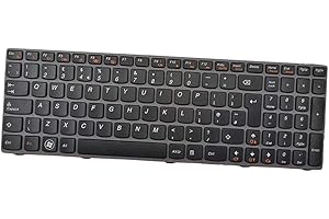 P Prettyia English Replacement Keyboard Notebook Keyboard Replacement Key for Lenovo G580 Z580A