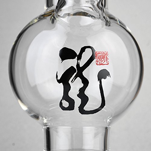 Black Leaf Dragon Gold Glasbong mit Vorkühler im Schmuckkarton – Höhe 450mm Schliff NS 18,8/14,5mm – PatchouliWorld - 5