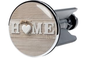 ‎SANILO Sanilo Waschbeckenstöpsel, viele schöne Stöpsel für das Waschbecken zur Auswahl, universal mit Sprüchen (Home)