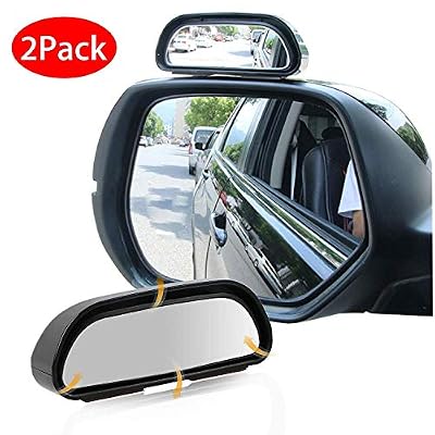 Linkstyle Rétroviseurs d'angle Mort, Lot de 2 paquetages Droite + Gauche Rétroviseurs latéraux Grand Angle Ajustables à 360 degrés Rétroviseurs universels pour Angles Morts Rétractable