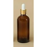 Wellline 100 Cc Cam Damlalıklı Amber Şişe [100 Cc=100Ml X 3 Adet] / Ecza Şişesi/Dropper Şişe 8697431704278