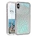 Produktbild iPhone X Hülle, Glitter Cover Case iPhone 10, Asnlove Bling Glitzer Flüssig Treibsand TPU Bumper Glitzer Handyhülle Sternenstaub Schutzhülle Handy Cover Hülle für Apple iPhone X, iPhone 10 Case Cover Handy Bling Strass Glitter