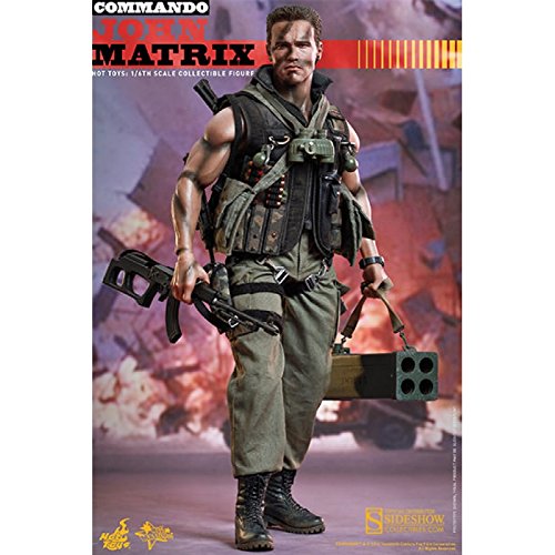Hot Toys 1:6 Scale John Matrix Commando Figure