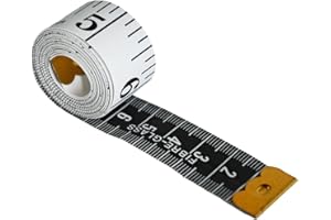 ARMO HOME Armo® Double Sided Durable Measuring Tape For Body Waist BMI Weight Control Clothes Size Sewing Measure Tape 150CM