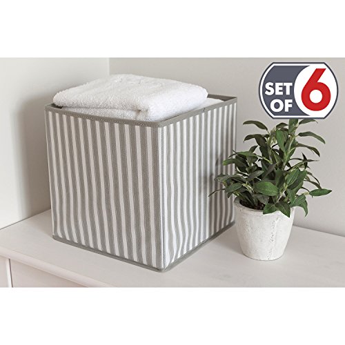 Tatkraft Best Faltbox 6er Set Aufbewahrungsbox Faltbarer Verstärkt für Raumteiler oder Regale 28X28X28cm - 5