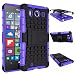 Produktbild Microsoft Lumia 950 Case, DRUnKQUEEn Heavy Duty Rugged Hybrid Armor Dual Layer Hard Shell Tire Tread Grenade Grip Combat Tyre Textured Cover with Kickstand (**Not for Lumia 950XL)