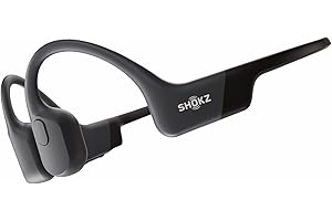 SHOKZ OpenRun(ex-Aeropex), Auriculares Conduccion Osea Auriculares Inalambricos Deportivos con Bluetooth 5.1, Comodidad Open-Ear, Impermeable IP67,para Running Ciclismo