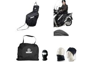 FARBROTHERSONLINE COMPATIBILE CON KYMCO AGILITY 125 R16 + COPRIGAMBE TERMOSCUD PARAFREDDO PARANNANZA DA INDOSSARE TERMICO HEVIK IMPERMEABILE SCOOTER MAXISCOOTER GREMBIULE UNIVERSALE FODERA IMBOTTITA PER