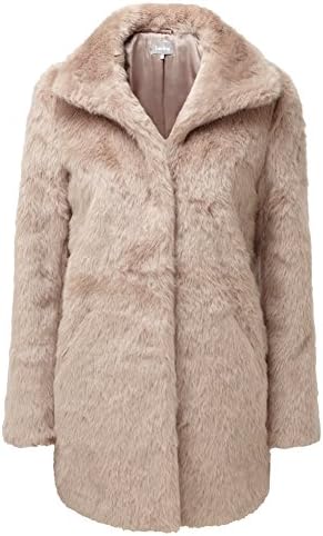 Lavitta - Women's - Mink Faux Fur Stand Collar 3/4 Length Coat - 12-24 - Plus Size
