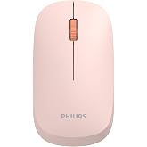 Philips SPK7438 Kablosuz Bluetooth 1600DPI 4 Tuşlu Optik Sessiz Mouse Pembe