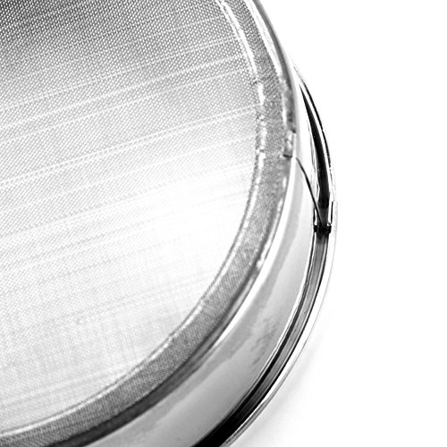 Contever® Edelstahl Mehlsieb Feinmaschig Flour Sifter Sieve Shaker, Durchmesser 15cm, Höhe 4.5 cm, 40 Mesh - 5