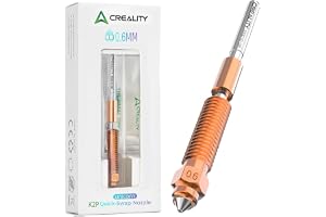 Creality Offcial K2 Plus-munstycke, uppgraderat Unicorn Quick-Swap 3D-skrivarmunstycke med hals i titanlegering, kopparlegeri