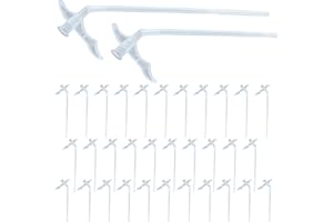 Zaky 100 pcs Spray Foam Replacement Tubes Spray Foam Nozzles Fix & Fill Replacement Expanding Foam and Filler Spare Nozzles