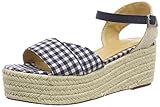 Erwachsene ESPRIT Damen NEA Wedge Plateausandalen, Blau (Navy), 39 EU