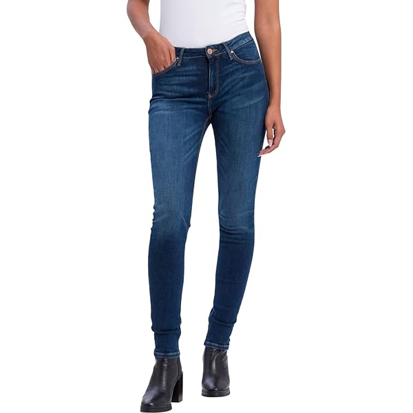 Jag Jeans Women's Nora Pull-On Skinny Jeans - Comfort Stretch Denim With Wide Waistband | Mid Rise Skinny Fit Pants