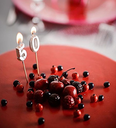 60. Geburtstag Geburtstagskerzen Zahlenkerze - 2
