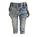 mayoral - Baby Jeans boys with suspenders Slim, blue - 80blau