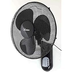 Ardes AR5W40R Ventilateur Mural Cool RC oscillant à Mur, Pelle 40 cm, avec télécommande, 3 Niveaux de Vitesse, minuterie, Mode Nuit