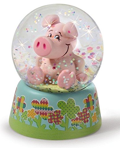 Nici 39148 Schneekugel Schüttelkugel Good Luck Selection Schwein