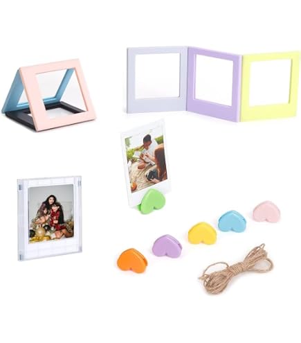 Magnetische Polaroid-Rahmen Für Kühlschrank – 10 Stück, Acryl, Klare Sicht