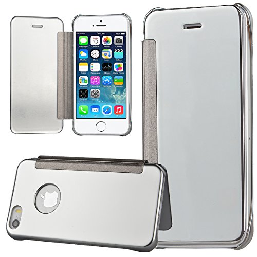 WeLoveCase Funda Tapa iPhone SE Espejo Carcasas iPhone 5S R gido Fundas Moviles PC Dura Cubierta Protecci n Flip Cover Folio Case Resistente Piel Funda de Cuero para Apple iPhone 5 5S SE Plata reviews WeLoveCase Funda Tapa iPhone SE Espejo Carcasas iPhone 5S R gido Fundas Moviles PC Dura Cubierta Protecci n Flip Cover Folio Case Resistente Piel Funda de Cuero para Apple iPhone 5 5S SE Plata
