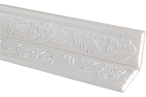 Renywosi Selbstklebende Bordüre - 3D Label Bordüre Selbstklebend Wandbordüre wasserdichte Sockelleiste, PE Tapetenbordüre Selbstklebend Grundplatte Für Zuhause, Wohnzimmer, Büro, Hotel