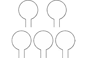 PUUPAA Lot de 5 supports de support pour plantes grimpantes en fer pour plantes grimpantes