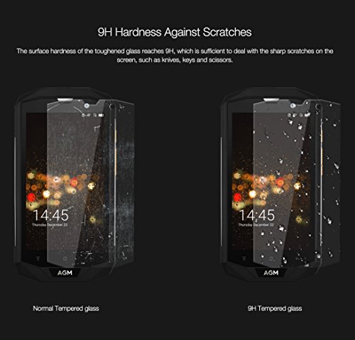 AGM 9H vidrio templado Protector de pantalla Auto matical Attached para AGM A8 A8  se