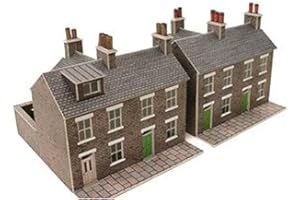 Metcalfe PN104 Terrace Houses Stone Finish Card Kit N Gauge