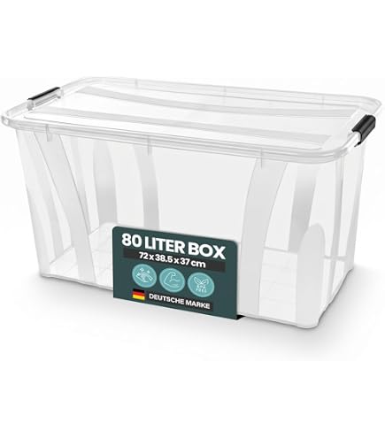 Kreher Aufbewahrungsbox mit Deckel, wasserdicht (1x 100 L)