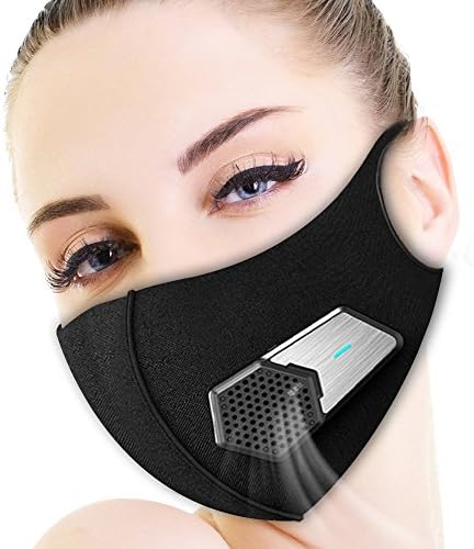 R11 Smart Electric Dust Mask N95 Reusable Respirator for Air Pollution/PM 2.5/Kitchen Smoke/Cycling/Running/Travel/Dust/Motorcycle/Sport Outdoor Activities
