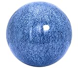 kugel blau Edelstahl-Kugel in Mamor-Optik